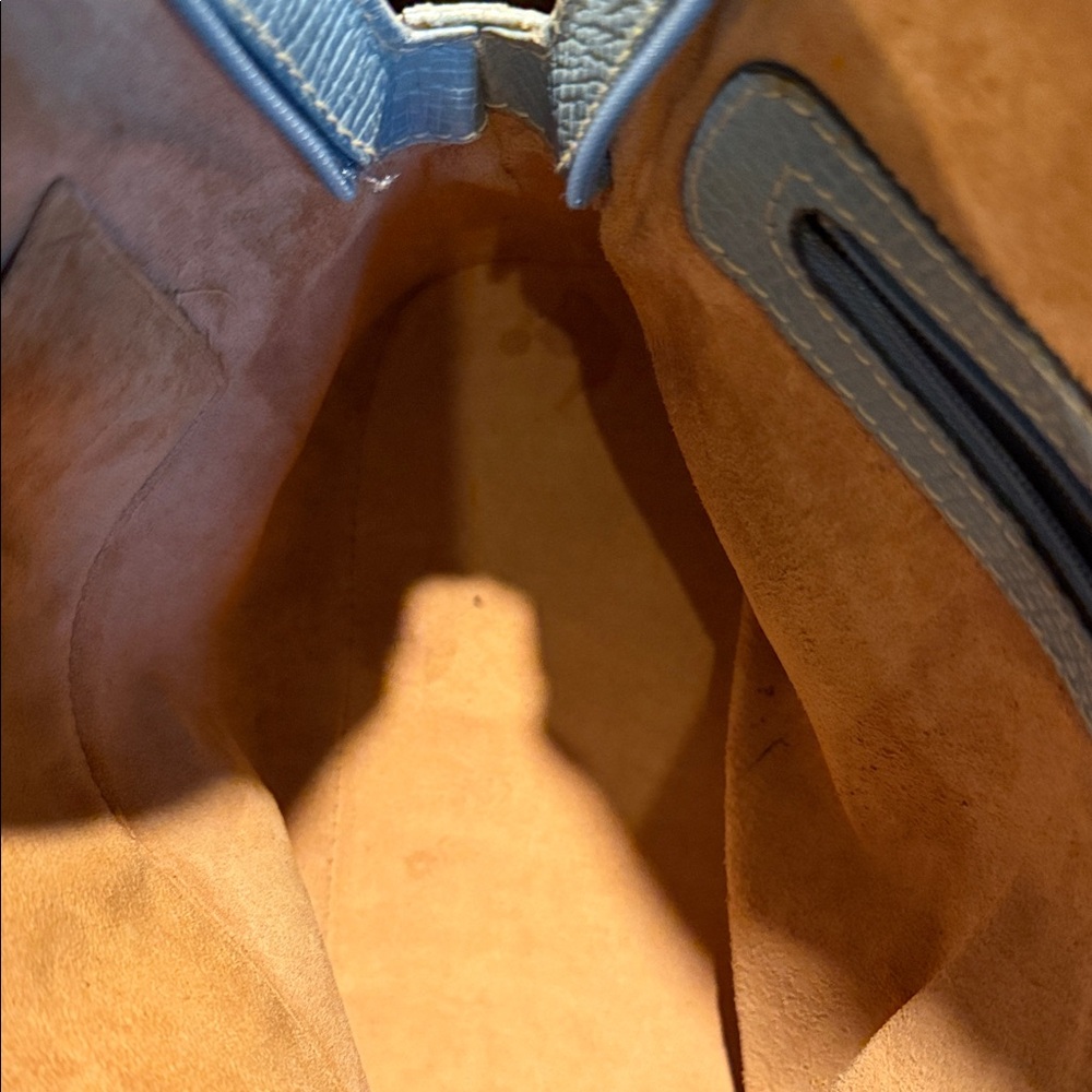 LOEWE vintage Powder Blue Leather Shoulder Bag - Picture 11 of 11